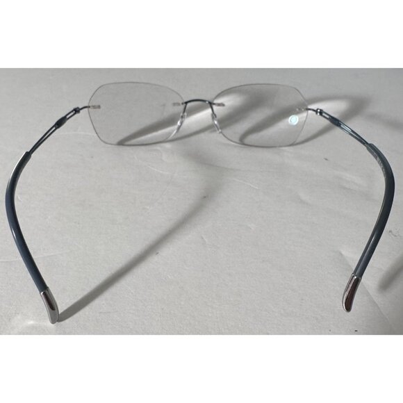 Silhouette Titan 5040 Rimless Titanium Eyeglass FRAMES ONLY Blue 5521 70 17 140 - Picture 3 of 13
